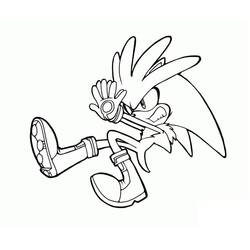 Silver Sonic (Video Games) coloring page #221545 to print and color