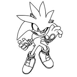 Silver Sonic (Video Games) coloring page #221555 to print and color