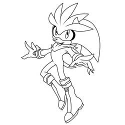 Silver Sonic (Video Games) coloring page #221557 to print and color