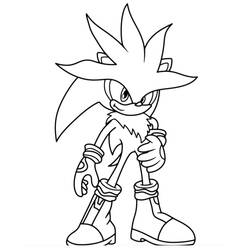 Silver Sonic (Video Games) coloring page #221559 to print and color