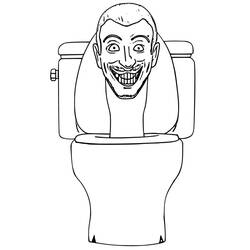 Coloring page: Skibidi Toilet (Video Games) #194266 - Free Printable Coloring Pages
