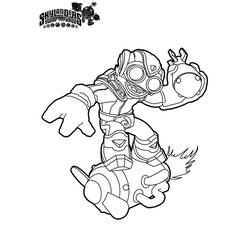 Skylanders (Video Games) coloring page #43436 to print and color