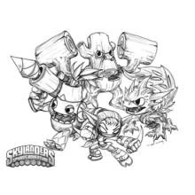 Skylanders (Video Games) coloring page #43630 to print and color