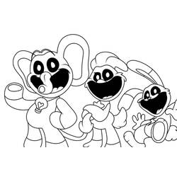 Coloring page: Smiling Critters (Video Games) #213225 - Free Printable Coloring Pages
