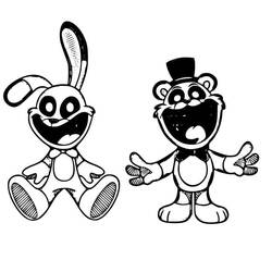 Coloring page: Smiling Critters (Video Games) #213232 - Free Printable Coloring Pages