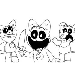 Coloring page: Smiling Critters (Video Games) #213234 - Free Printable Coloring Pages