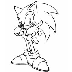 Coloring page: Sonic (Video Games) #153820 - Free Printable Coloring Pages