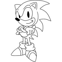 Coloring page: Sonic (Video Games) #153822 - Free Printable Coloring Pages