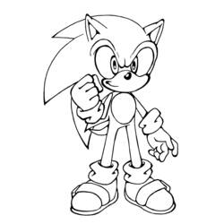 Coloring page: Sonic (Video Games) #153823 - Free Printable Coloring Pages