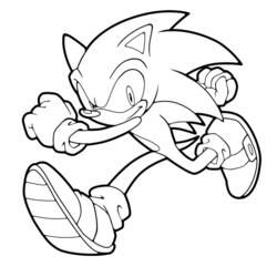 Coloring page: Sonic (Video Games) #153828 - Free Printable Coloring Pages