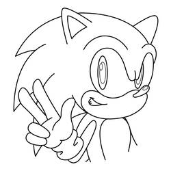 Coloring page: Sonic (Video Games) #153830 - Printable coloring pages