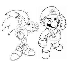 Coloring page: Sonic (Video Games) #153836 - Printable coloring pages