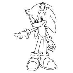 Coloring page: Sonic (Video Games) #153837 - Free Printable Coloring Pages