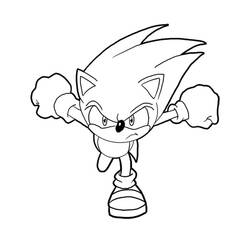 Coloring page: Sonic (Video Games) #153840 - Free Printable Coloring Pages