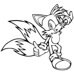Coloring page: Sonic (Video Games) #153850 - Free Printable Coloring Pages