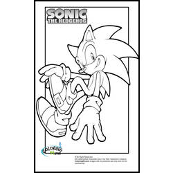 Coloring page: Sonic (Video Games) #153851 - Free Printable Coloring Pages