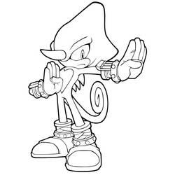 Coloring page: Sonic (Video Games) #153852 - Free Printable Coloring Pages