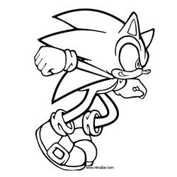 Coloring page: Sonic (Video Games) #153853 - Free Printable Coloring Pages