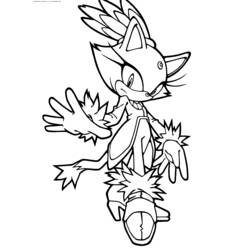 Coloring page: Sonic (Video Games) #153856 - Free Printable Coloring Pages