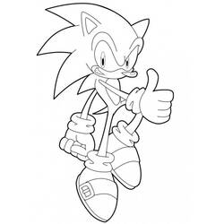 Coloring page: Sonic (Video Games) #153865 - Free Printable Coloring Pages