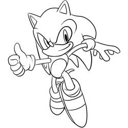 Coloring page: Sonic (Video Games) #153871 - Free Printable Coloring Pages
