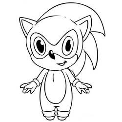 Coloring page: Sonic (Video Games) #153874 - Free Printable Coloring Pages