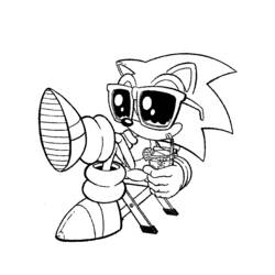 Coloring page: Sonic (Video Games) #153875 - Free Printable Coloring Pages