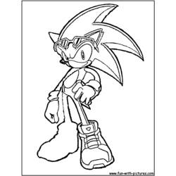 Coloring page: Sonic (Video Games) #153876 - Free Printable Coloring Pages