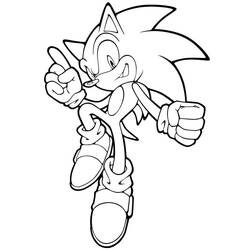 Coloring page: Sonic (Video Games) #153880 - Free Printable Coloring Pages