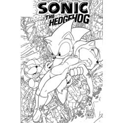 Coloring page: Sonic (Video Games) #153881 - Free Printable Coloring Pages