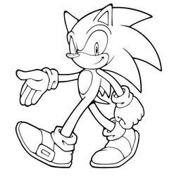 Coloring page: Sonic (Video Games) #153889 - Printable coloring pages