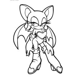 Coloring page: Sonic (Video Games) #153895 - Free Printable Coloring Pages