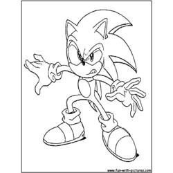 Coloring page: Sonic (Video Games) #153905 - Free Printable Coloring Pages