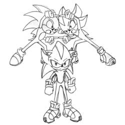 Coloring page: Sonic (Video Games) #153911 - Free Printable Coloring Pages