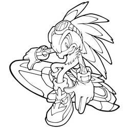 Coloring page: Sonic (Video Games) #153920 - Free Printable Coloring Pages