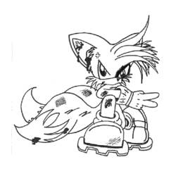 Coloring page: Sonic (Video Games) #153921 - Free Printable Coloring Pages