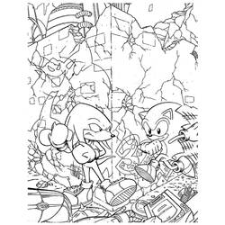Coloring page: Sonic (Video Games) #153926 - Free Printable Coloring Pages