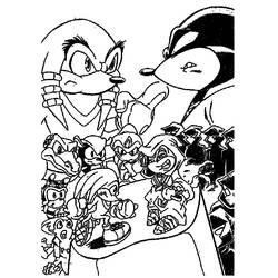 Coloring page: Sonic (Video Games) #153929 - Free Printable Coloring Pages