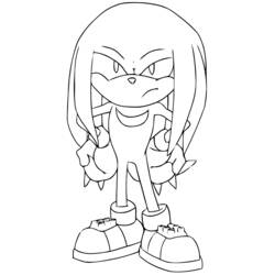 Coloring page: Sonic (Video Games) #153930 - Free Printable Coloring Pages