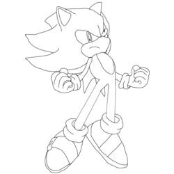 Coloring page: Sonic (Video Games) #153932 - Printable coloring pages