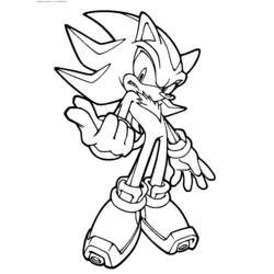 Coloring page: Sonic (Video Games) #153934 - Free Printable Coloring Pages