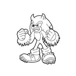 Coloring page: Sonic (Video Games) #153937 - Free Printable Coloring Pages