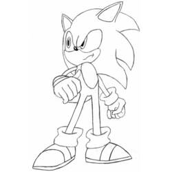 Coloring page: Sonic (Video Games) #153938 - Free Printable Coloring Pages