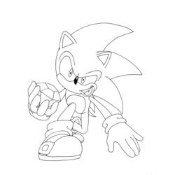 Coloring page: Sonic (Video Games) #153941 - Free Printable Coloring Pages