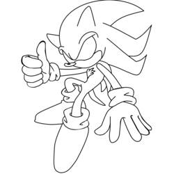 Coloring page: Sonic (Video Games) #153947 - Printable coloring pages