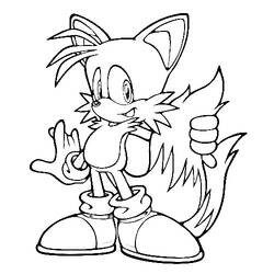 Coloring page: Sonic (Video Games) #153949 - Free Printable Coloring Pages