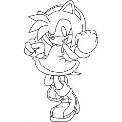 Coloring page: Sonic (Video Games) #153951 - Free Printable Coloring Pages