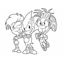 Coloring page: Sonic (Video Games) #153958 - Free Printable Coloring Pages