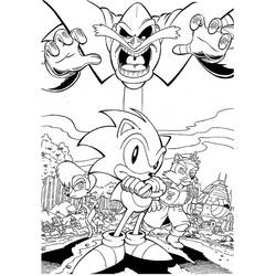 Coloring page: Sonic (Video Games) #153959 - Free Printable Coloring Pages