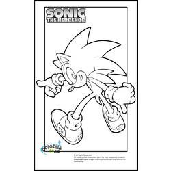 Coloring page: Sonic (Video Games) #153963 - Free Printable Coloring Pages